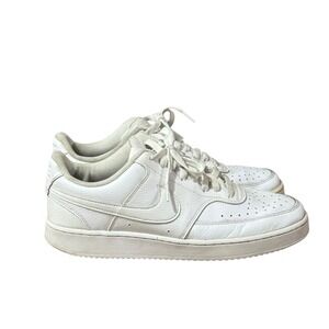 Nike Court Vision Low CD5463-100 Triple White Men's Size 10